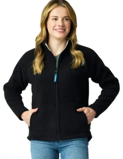 Rainbird Cuthbert Ultra Warm Fleece Jacket in Black
