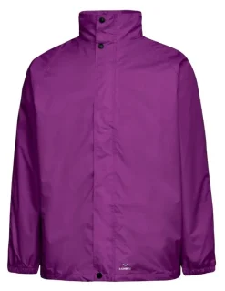 Rainbird Stowaway Kids Waterproof Rain Jacket in Dusty Pink