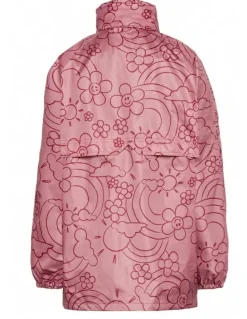 Rainbird Stowaway Kids Waterproof Rain Jacket in Dusty Pink