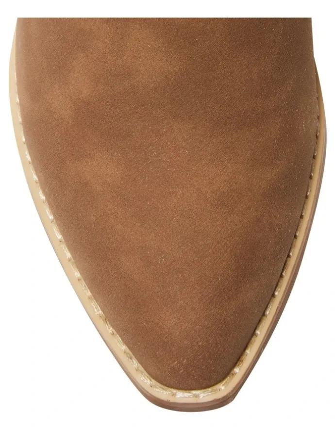 Ravella Cowboy Western Boots in Cognac