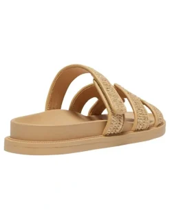 Ravella Guru Sandals in Tan Raffia