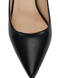 Ravella Harbour Heeled Shoes in Black Smooth