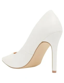 Ravella Harbour Heeled Shoes in White Smooth