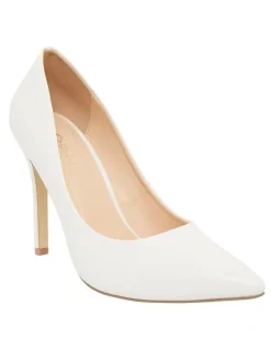 Ravella Harbour Heeled Shoes in White Smooth