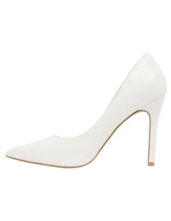 Ravella Harbour Heeled Shoes in White Smooth