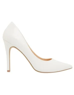 Ravella Harbour Heeled Shoes in White Smooth