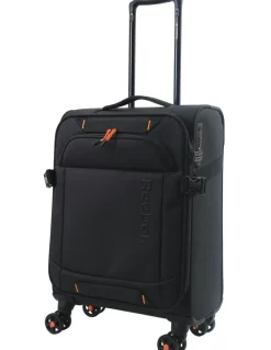 Reebok Pro 54cm Cabin Leather Film Soft Shell Case in Black