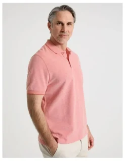 Regatta Birdseye Pique Polo in Coral