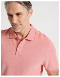 Regatta Birdseye Pique Polo in Coral