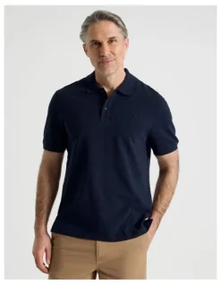 Regatta Birdseye Pique Polo in Navy