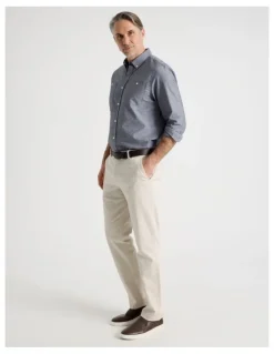 Regatta Chambray Long Sleeve Shirt in Light Blue