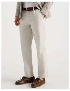 Regatta Cotton Linen Pant in Bone