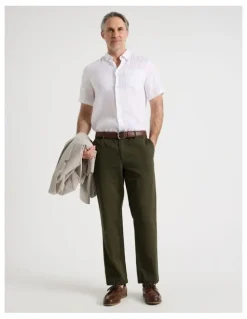Regatta Cotton Linen Pant in Khaki