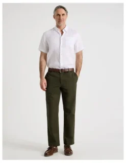 Regatta Cotton Linen Pant in Khaki