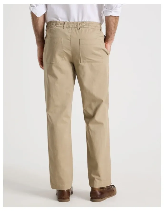 Regatta Cotton Linen Pant in Taupe