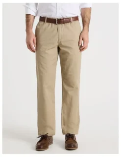 Regatta Cotton Linen Pant in Taupe