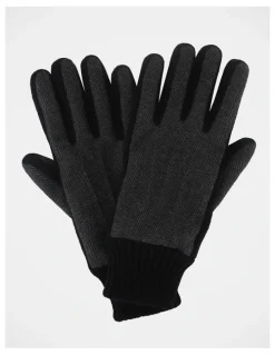 Regatta Men's Herringbone Gloves Winter Accessory Black