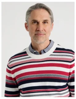 Regatta Nautical Knit in Red Multi Stripe