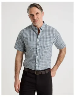 Regatta Short Sleeve Shirt in Sage Check