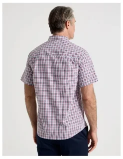 Regatta Short Sleeve Shirt in Red Check