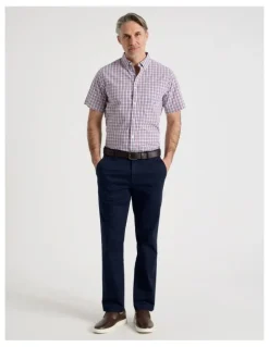 Regatta Short Sleeve Shirt in Red Check