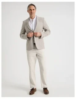 Regatta Textured Blazer in Sand Check