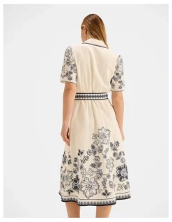 Review Hazel Border Dress