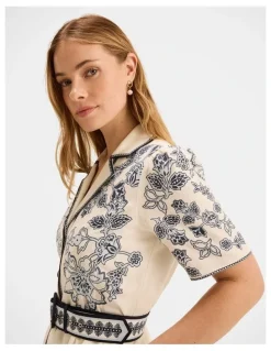 Review Hazel Border Dress