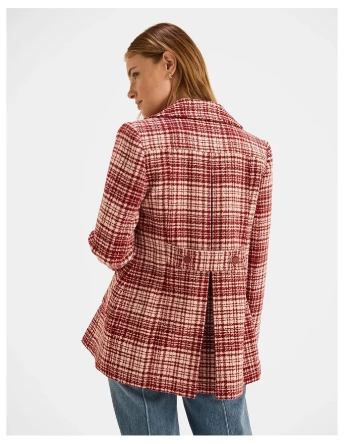 Review Mila Check Peacoat