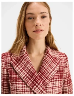 Review Mila Check Peacoat