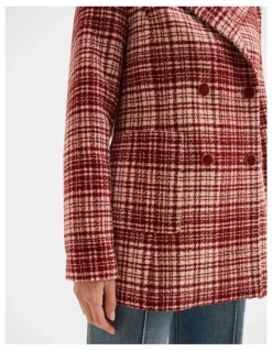 Review Mila Check Peacoat