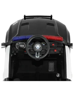 Rigo Electric Ride on Car Patrol Police Cars Battery Powered in Black