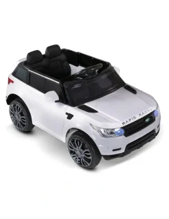 Rigo Kids Electric Ride On Car SUV Range Rover-inspired Cars Remote 12V in White