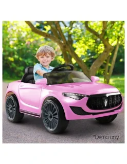 Rigo Kids Electric Ride On Car Remote Control 12V in Pink