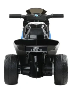 Rigo Kids Electric Ride On Car Police Motorcycle Motorbike BMW Licensed S1000RR Blue in Blue