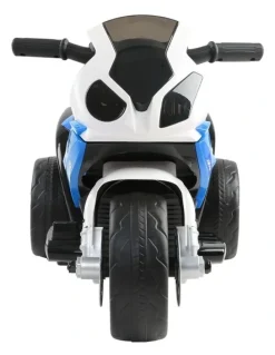 Rigo Kids Electric Ride On Car Police Motorcycle Motorbike BMW Licensed S1000RR Blue in Blue
