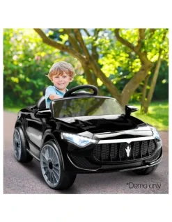 Rigo Kids Electric Ride On Car Remote Control 12V in Black
