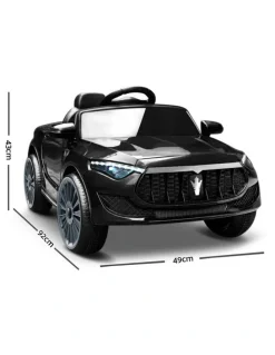 Rigo Kids Electric Ride On Car Remote Control 12V in Black