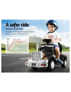 Rigo Kids Ride On Toy Truck Black