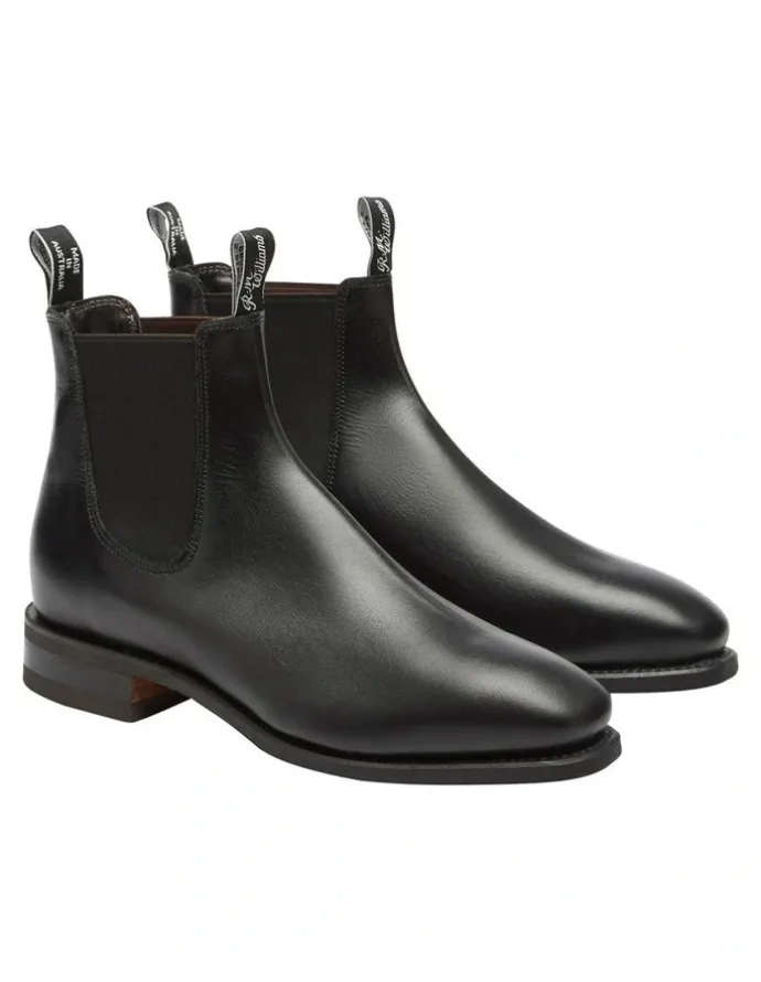 R.M.Williams Comfort Craftsman Regular Fit Shoes in Black