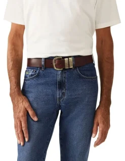 R.M.Williams Drover Belt in Mid Brown