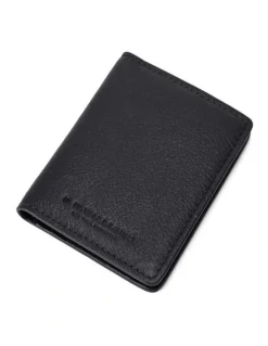R.M.Williams Farrier Fold Cardholder Wallet in Black