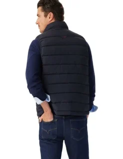 R.M.Williams Rydal Padded Vest in Navy