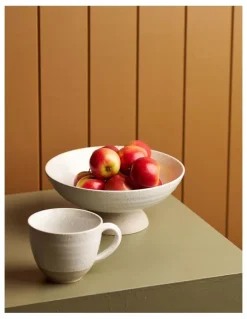 Robert Gordon Natural Home Oversized Coffee Mug in White Speckled