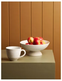 Robert Gordon Natural Home Oversized Coffee Mug in White Speckled