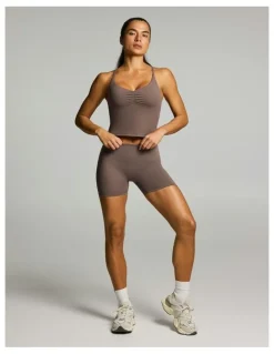 Rockwear Base One Support Singlet Milk Choc