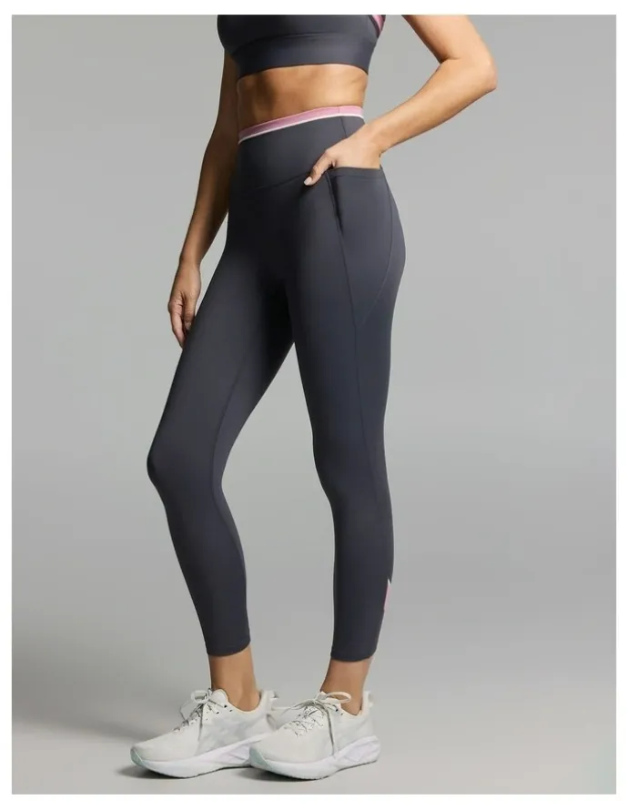 Rockwear Blocked Pocket Ankle Grazer Tights Zinc
