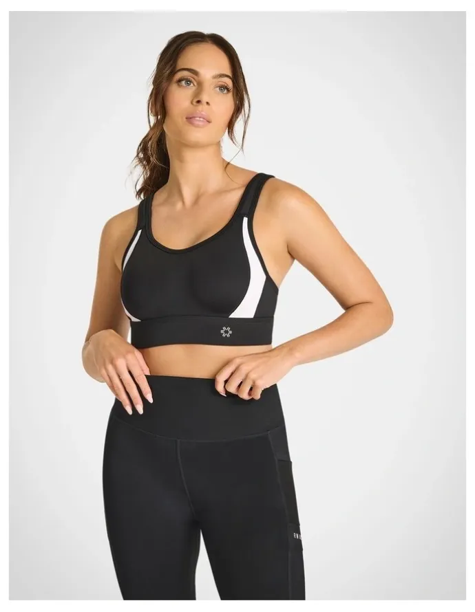 Rockwear Evolve Moulded High Impact Sports Bra in Black/White