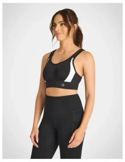 Rockwear Evolve Moulded High Impact Sports Bra in Black/White
