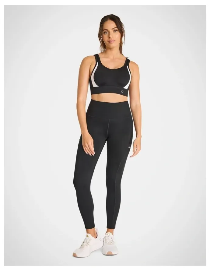 Rockwear Evolve Moulded High Impact Sports Bra in Black/White
